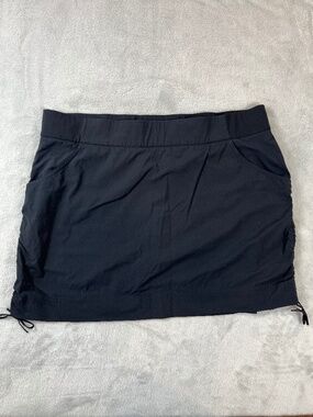 Columbia Black Skort sz XXL LIghtweight Casual Hiking Travel Vacation Picnic